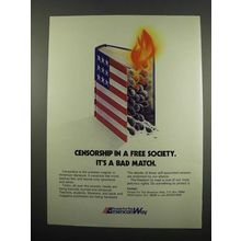 1984 People for the American Way Ad - Censorship