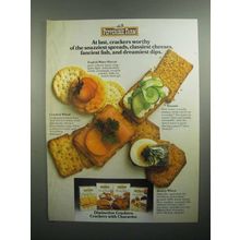 1984 Pepperidge Farm Crackers Ad - Snazziest Spreads