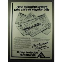 1984 Nationwide Bank Ad - Free Standing Orders
