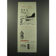 1957 Lentheric After Shave Stick Ad - tempting as a Tankard in the Tavern