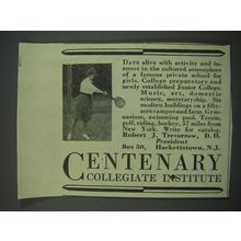 1930 Centenary Collegiate Institute Ad - Days alive with activity and interest