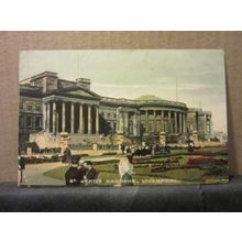 ST. JOHN'S GARDENS, LIVERPOOL, used antique postcard by Hugo Lang & Co 1906 pm /
