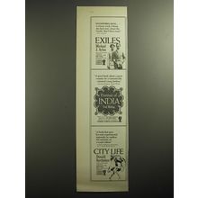 1970 Farrar, Straus & Giroux Books Advertisement - Exiles by Michael J. Arlen