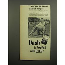 1952 Dash Armour Dog Food Advertisement - Klarbert's Ador Weimaraner