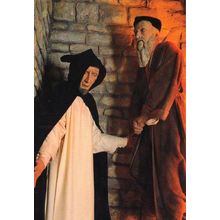 Bishop Cranmer Spanish Friar Monk Waxworks Museum Exhibition Old Crafts Postcard