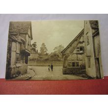 15th C. HOUSE, HIGH ST, LACOCK, WILTS. unused antique postcard C. J. Butler (e #