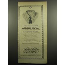 1955 Brooks Brothers Striped Shirts Ad - Made by us in our own workrooms