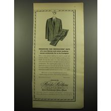 1955 Brooks Brothers Brookscord Suits Advertisement
