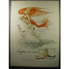 1955 Angelique Perfume Ad - What kind of Angel is She?