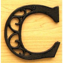 Cast Iron Letter C
