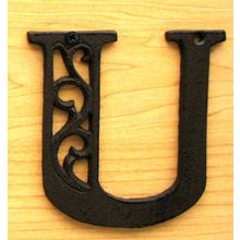 Cast Iron Letter U