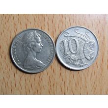 Australia 1981 10 Cents Coin