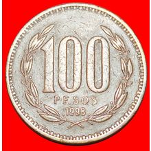 Ⰶ CROWNED CONDOR (1981-2000): CHILE ★ 100 PESOS 1998!★LOW START★NO RESERVE