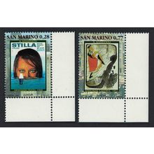 San Marino Europa Poster Art 2v SE Corners 2003 MNH SG#1941-1942