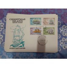 Christmas Island FDC 1973 ships