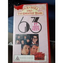 vhs video cassette rock n roll 1963 the greatest years