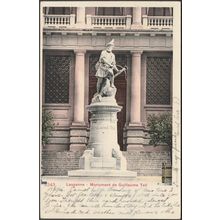 Monument de Guillaume Tell, Lausanne, 1906 - CPA