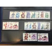 ICOLLECTZONE Poland 3277-88 VF NH with & Without Florissant Paper