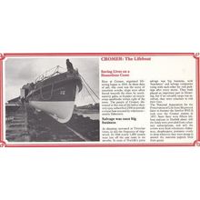 Cromer Norfolk Lifeboat Victorian Shipwreck History Rescue Postcard