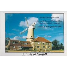 Downham Market Windmill Norfolk Fayre 2001 Souvenir Postcard