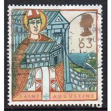 GB 1997 Religious Anniversaries - St Augustine with Model Cathedral 63p Used