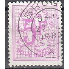 Belgique 1975 Michel 1808 O Cote (2008) 0.20 € Lion héraldique Cachet rond