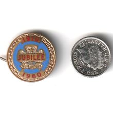 Girl Guide Metal Pin Badge UK - Jubilee 50years 1910/1960 - Used (BZ90)