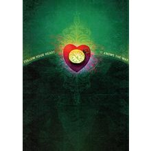Follow Your Heart - Tree Free Greeting Card - 18046