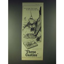 1958 Three Castles Cigarettes Ad - You can judge