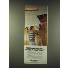 1988 Armstrong Sculptured Panel Fiberglass suspended Ceiling Ad