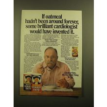 1988 Quaker Oats Ad - Wilford Brimley - Some Brilliant Cardiologist