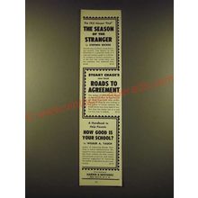 1951 Harper & Brothers Ad - The 1951 Harper Find The Season of the Stranger
