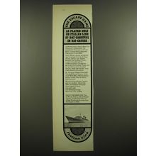 1968 Italian Line Ad - The Escape Game As played only on Italian Line