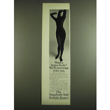 1971 Formfit Rogers Somebody Suit Ad - Want a better body? We'll rearrange it