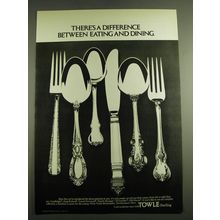 1971 Towle Silverware Advertisement - Candlelight, King Richard, El Grandee
