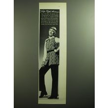 1970 Saks Fifth Avenue Pantsuit Advertisement - Very Saks Fifth Avenue