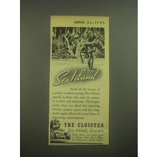 1945 The Cloister Resort Advertisement - Sea Island