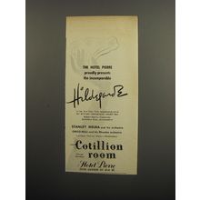 1951 Hotel Pierre Ad - Proudly presents the incomparable Hildegarde