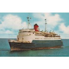 SS Caesaria Channel Islands Steamer Ship 1970s Postcard