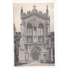 North Porch of Church Thaxted Postcard Essex 12