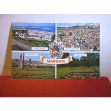 multiview, MARGATE, KENT used postcard 1982 1964 pm #