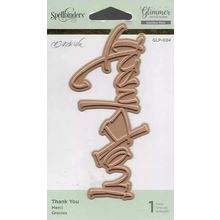 Spellbinders. Thank You Die Set. Die Cutting Cardmaking Scrapbooking Crafts