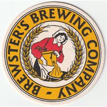 BEER MAT - BREWSTER'S BREWING COMPANY (GRANTHAM) - (Cat No 001) - (1999)