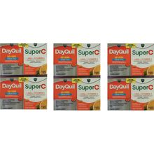 Vicks DayQuil Cold & Flu + Super C Vitamin C Daytime 6PK 26ct EACH Exp 12/2024