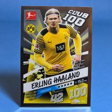 Erling Haaland Borussia Dortmund Club 100 Match Attax Chrome