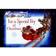 For A Special Boy At Christmastime - Christmas Greeting Card - 21182