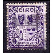 Ireland 1923 Sg80 9d deep violet, good used.