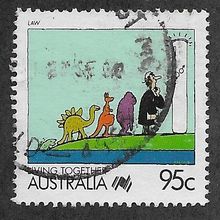 AUS 1988 90c 'LIVING TOGETHER - LAW' FINE USED (EBID67-232)