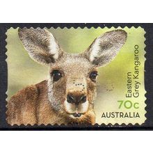 Australia 2015 Australian Native Animals - Eastern Grey Kangaroo 70c s/a Used