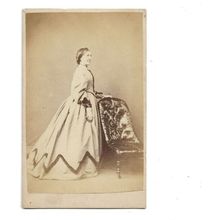 Elegant Lady, Social History, A Pettitt, English St, Carlisle, Cumbria, CDV
